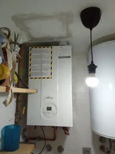 Adaptación de caldera en espacio complejo.