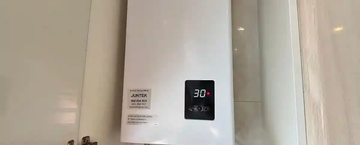 Instalación integrada de calentador Juntek